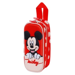 Capa do artigo Mickey Mouse Bobblehead Estojo Duplo 3D, Vermelha