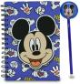 Mickey Mouse Grins Caixa de Presente com Caderno e Lápis Fashion, Azul - Preview