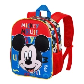 Capa do artigo Mickey Mouse Joyful Mochila 3D Pequena, Azul