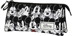Capa do artigo Mickey Mouse Mess Estojo Triplo FAN, Preta