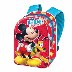 Capa do artigo Mickey Mouse Rules Mochila 3D Mini, Vermelha