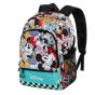 Mickey Mouse Squares Mochila Fight FAN 2.0, Azul - Preview