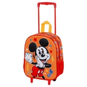 Capa do artigo Mickey Mouse Whisper Mochila 3D com Rodas Pequena, Azul