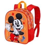 Capa do artigo Mickey Mouse Whisper Mochila 3D Pequena, Azul