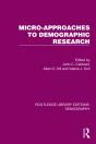 Micro-Approaches To Demographic Research - Preview