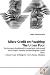 Micro-Credit On Reaching The Urban Poor