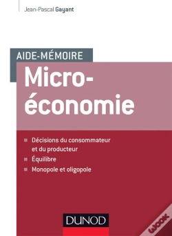 Capa do artigo Micro-Économie ; Aide-Mémoire
