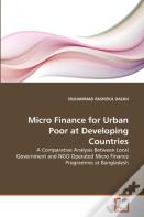 Micro Finance For Urban Poor At Developing Countries
