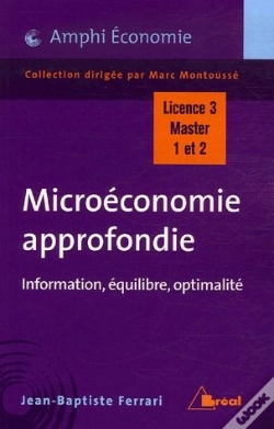 Capa do artigo Microéconomie Approfondie ; Information, Équilibre, Optimalité