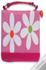 Microfiber Daisy Pink Zipper Pocket Medium