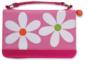 Microfiber Daisy Pink Zipper Pocket Medium - Preview