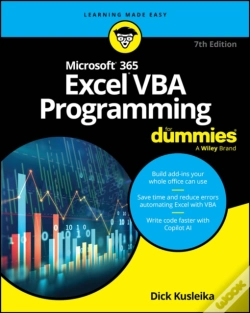 Capa do artigo Microsoft 365 Excel Vba Programming For Dummies