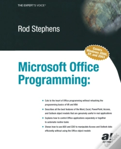 Capa do artigo Microsoft Office Programming