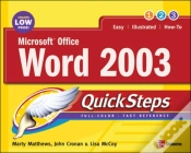 Capa do artigo Microsoft Office Word 2003 Quicksteps