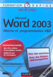 Capa do artigo Microsoft Word 2003 ; Macros Et Programmation Vba