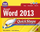 Microsoft(R) Word 2013 Quicksteps
