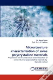 Capa do artigo Microstructure Characterization Of Some Polycrystalline Materials