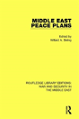 Middle East Peace Plans - Preview