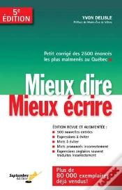 Capa do artigo Mieux Dire, Mieux Ecrire: Petit Corrige Des 2500 Enonces Les Plus