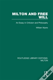 Capa do artigo Milton And Free Will