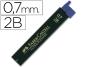Minas faber grafite 9067 0,7mm 2b caixa 12 minas - Preview