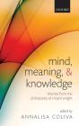 Mind, Meaning, And Knowledge - Preview