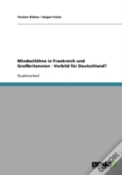 Capa do artigo Mindestlohne In Frankreich Und Grobritannien - Vorbild Fur Deutschland?