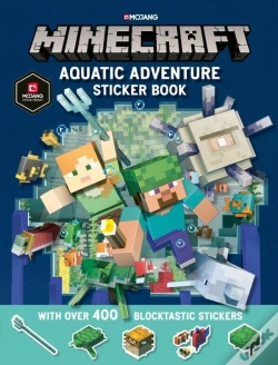 Capa do artigo Minecraft Aquatic Adventure Sticker Book