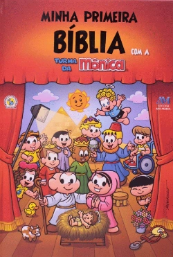 Capa do artigo Minha Primeira Bíblia com a Turma da Mónica