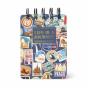 Mini Bloco De Notas Com Espiral Legami Travel Sticker "Life Is A Journey" Pautado Mnots0026 - Preview