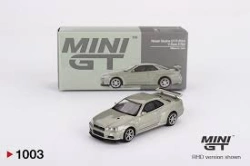 Capa do artigo Mini GT Nissan Skyline GT-R (R34) V-SPEC II Millenium Jade 2002 1:64