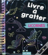 Mini Livre À Gratter ; Licornes
