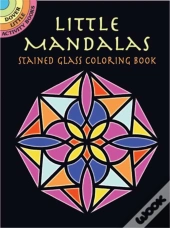 Mini Mandalas Stained Glass Coloring Book