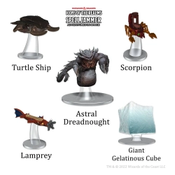 Capa do artigo Miniatura Dungeons & Dragons Icons of the Realms Pintadas Ship Scale - Attacks from Deep Space