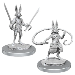 Capa do artigo Miniatura Dungeons & Dragons Nolzur’s Marvelous Miniatures Não Pintadas - Harengon Rogues