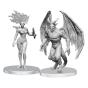 Miniatura Pathfinder Deep Cuts Unpainted Miniatures Gargoyle & Shae - Preview