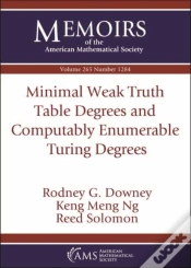Capa do artigo Minimal Weak Truth Table Degrees And Computably Enumerable Turing Degrees