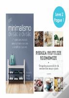 Minimalismo - Divisão a Divisão | Reduza, Reutilize, Economize