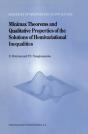 Minimax Theorems And Qualitative Properties Of The Solutions Of Hemivariational Inequalities - Preview
