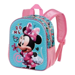 Capa do artigo Minnie Mouse Big Smile Mochila 3D Pequena, Azul