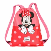 Capa do artigo Minnie Mouse Lean Saco de Cordão Joy, Vermelha