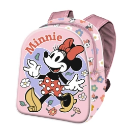Capa do artigo Minnie Mouse Leaves Mochila 3D Mini, Azul