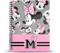 Minnie Mouse Ribbons Caderno A4 Papel Quadriculado, Cinza - Preview