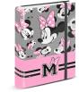 Minnie Mouse Ribbons Pasta de 4 Anéis, Cinza - Preview