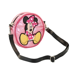 Capa do artigo Minnie Mouse Shoes Bolsa de Ombro Redonda Padding, Rosa