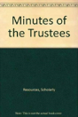 Minutes Of The Trustees - Preview