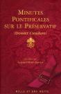 Minutes Pontificales Sur Le Préservatif ; Dossier Cundum - Preview