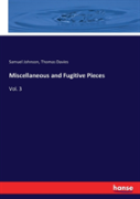 Miscellaneous And Fugitive Pieces