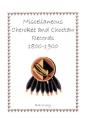 Miscellaneous Cherokee And Choctaw Recor - Preview