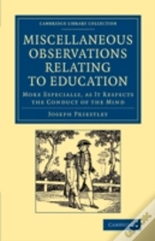 Capa do artigo Miscellaneous Observations Relating To Education